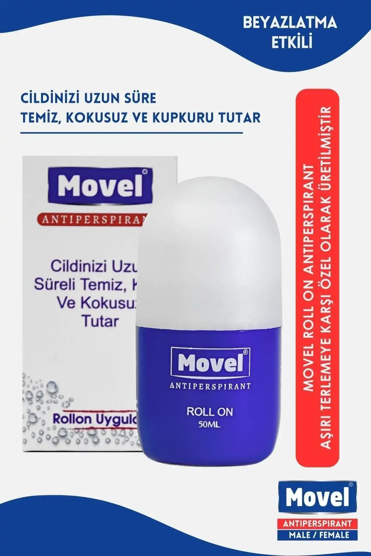 Movel Roll On Antiperspirant: Etkili Terleme Kontrolü ve Güvenli Kullanım