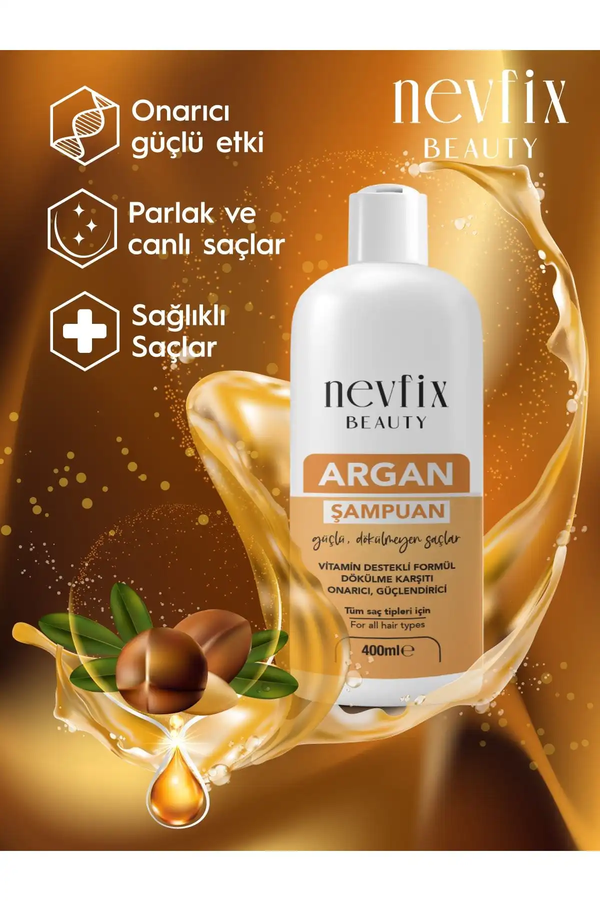 Nevfix Beauty Argan Yağlı Dökülme Kaşıtı Şampuanın Faydaları ve Kullanımı