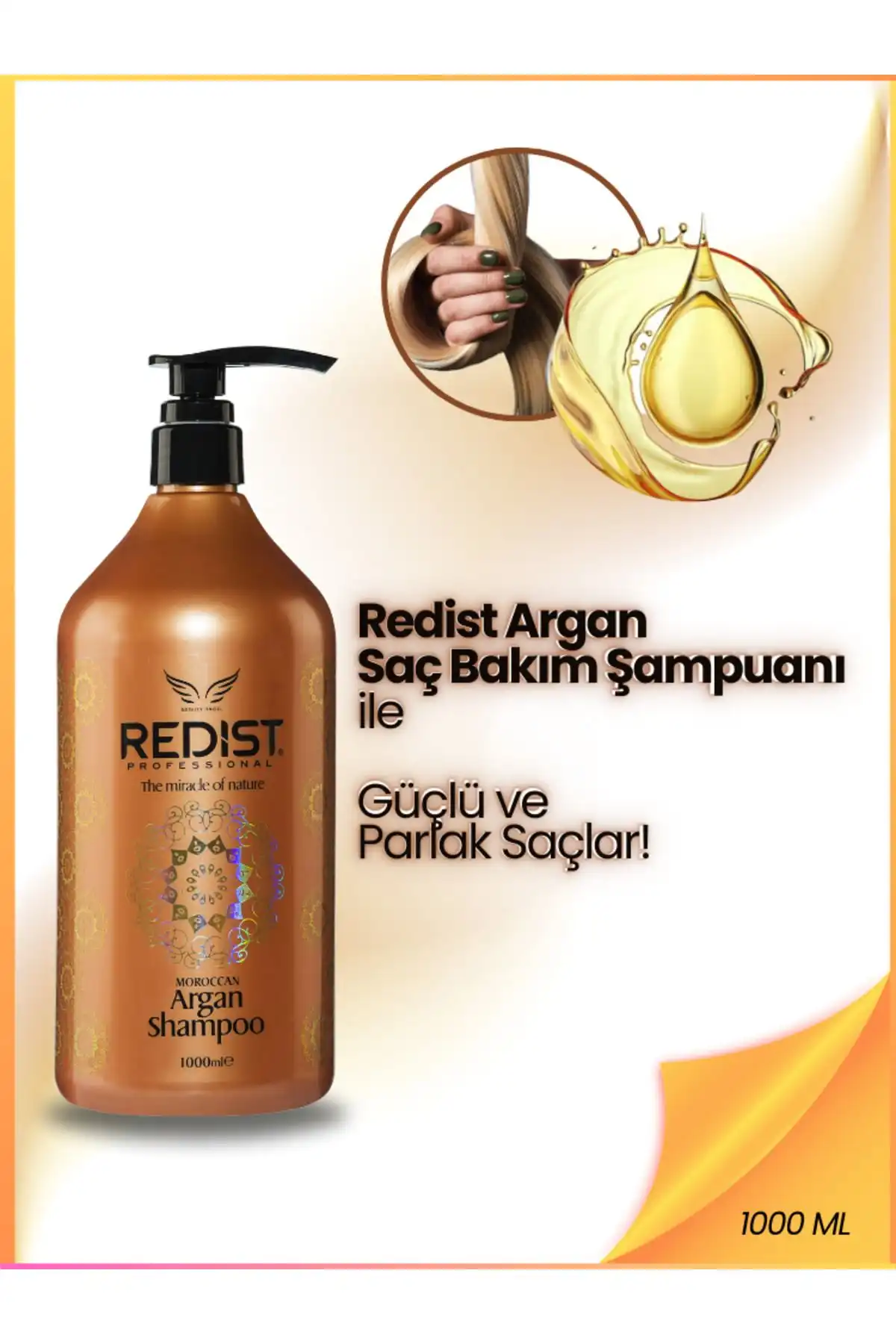 Redist Argan Yağlı Şampuan ile Kuru ve Yıpranmış Saçlar İçin Etkili Bakım