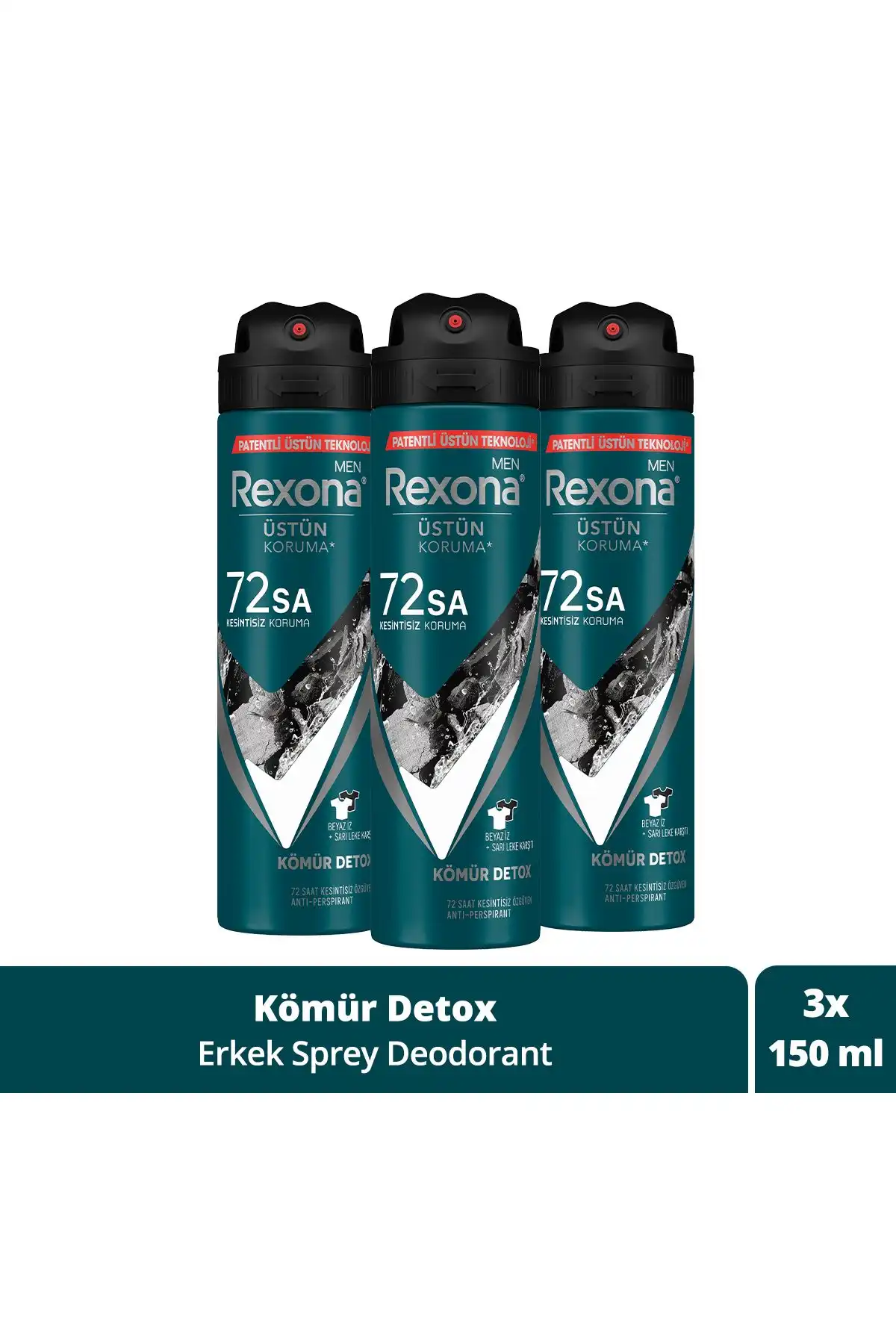 Rexona Men Sprey Deodorant: 72 Saat Boyunca Etkili Koruma ve Ferahlama