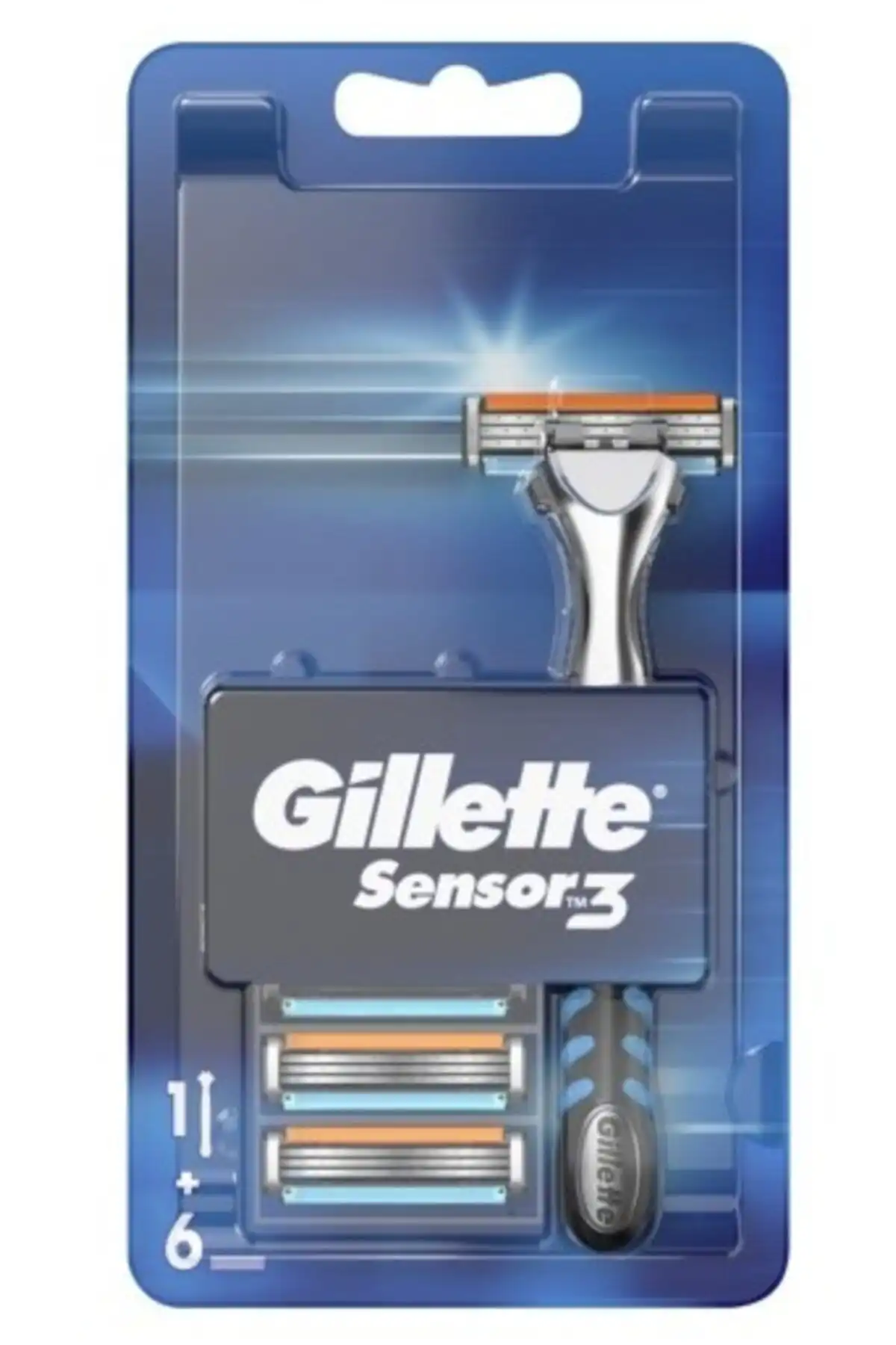 Gillette Sensor 3 Tıraş Makinesi: Yedek Bıçaklarıyla Gelişmiş Tıraş Deneyimi