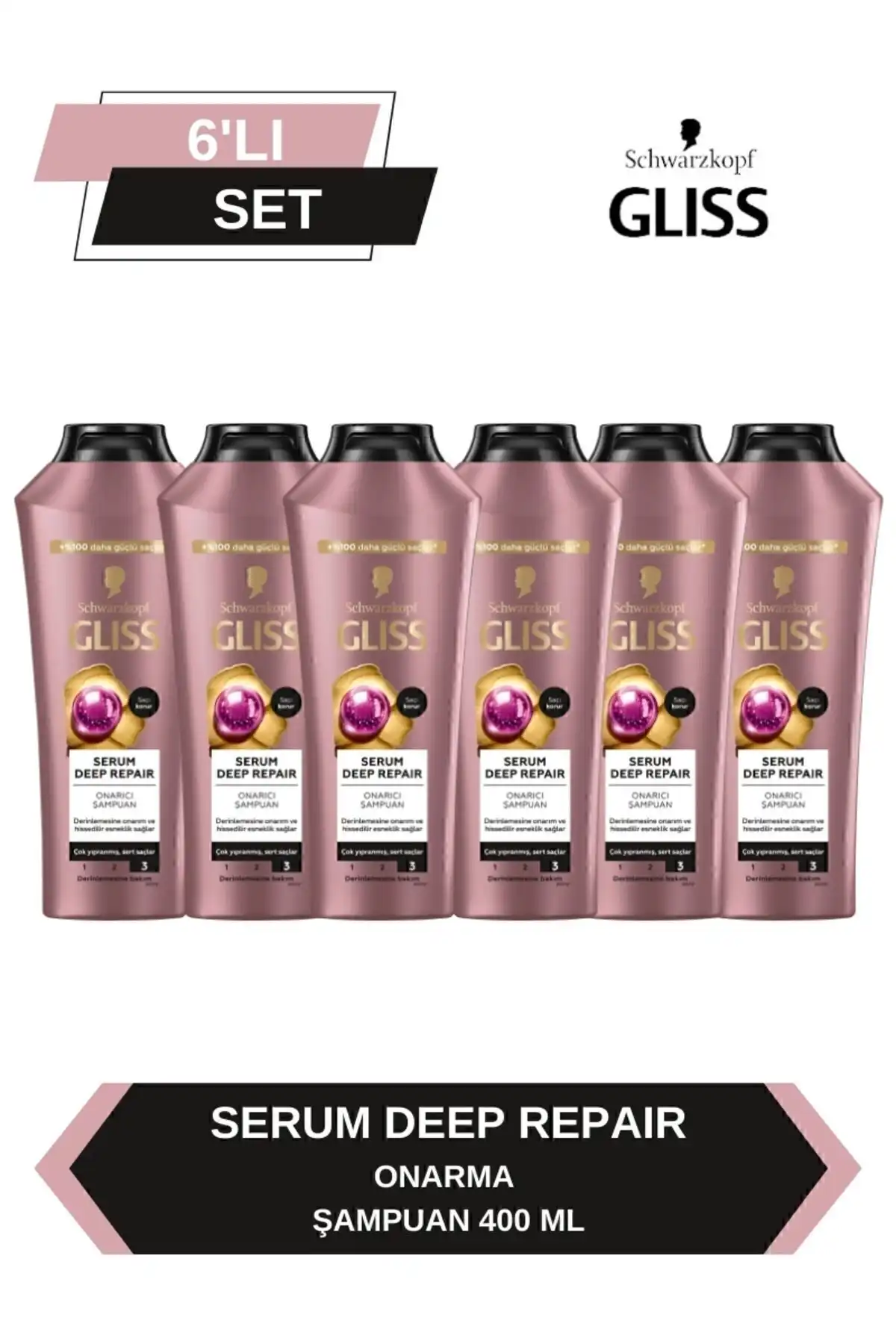 Gliss Serum Deep Repair Onarıcı Şampuan ile Saçlarınıza Derinlemesine Bakım