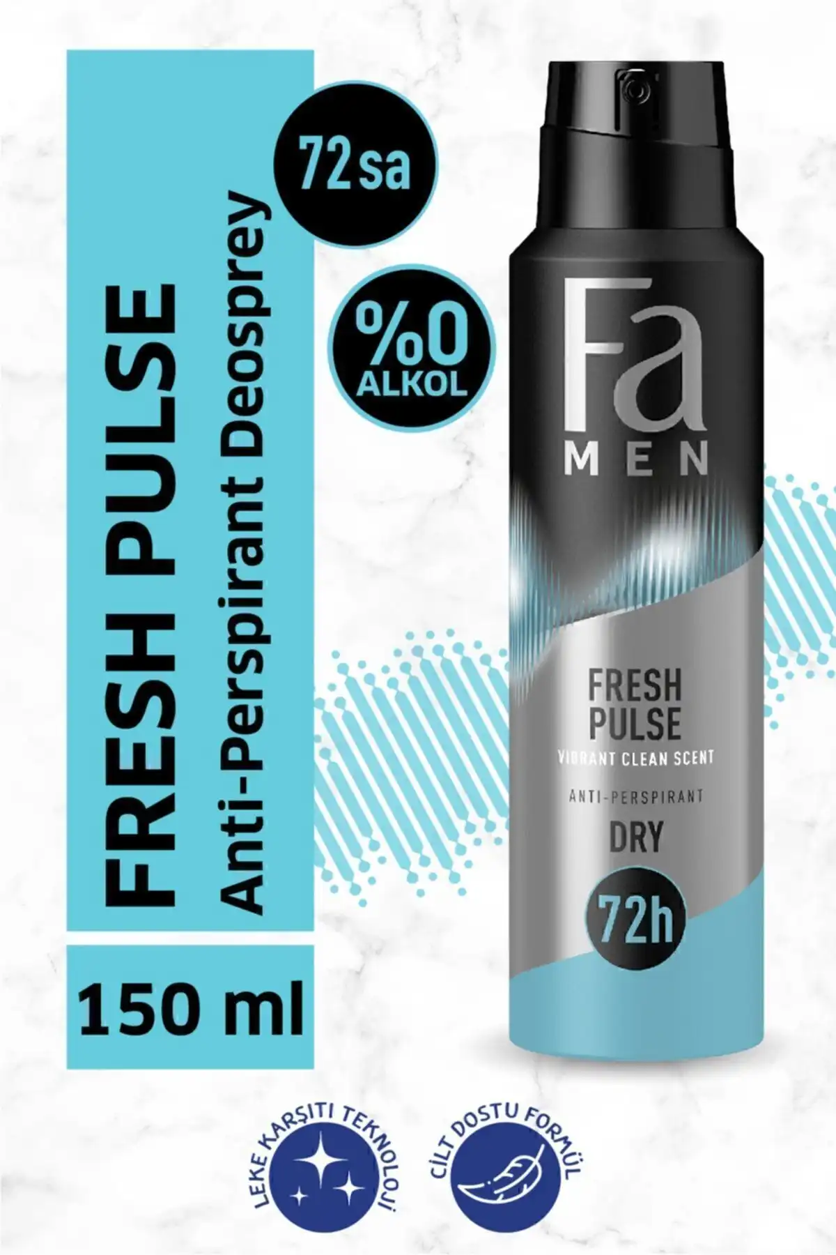 Fa Erkek Fresh Pulse Deosprey: Ferah Kullanım ve Organik İçerikler ile Mükemmel Uyum