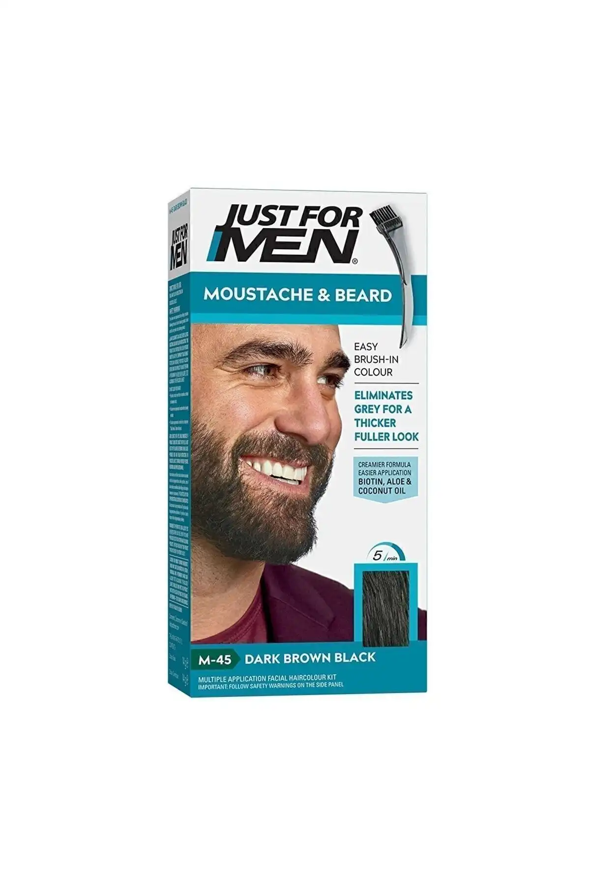 Just For Men M-45 Dark Brown Black Sakal ve Bıyık Boyası Hakkında Her Şey
