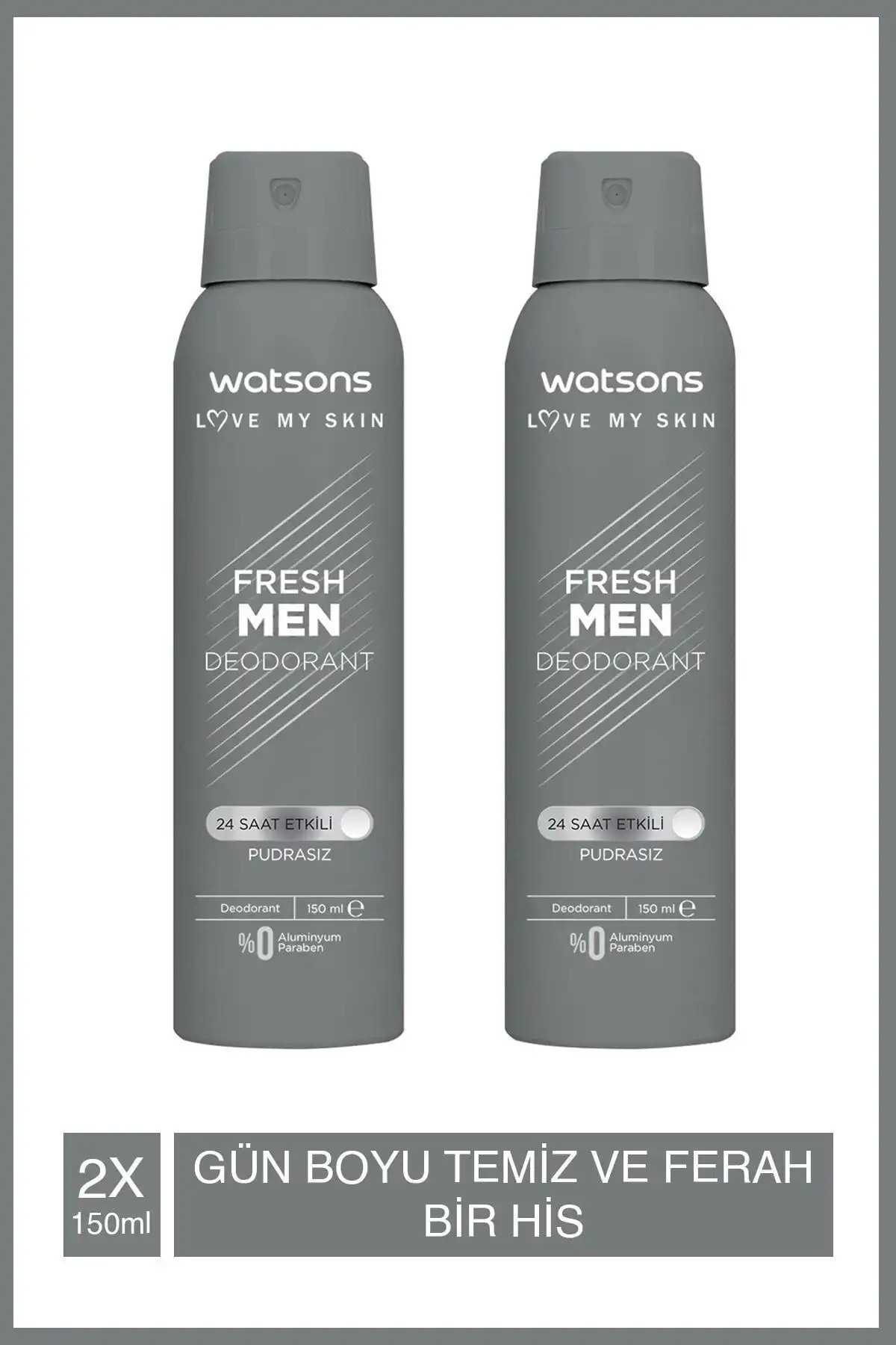 Watsons Fresh Men Pudrasız Deodorant Sprey: Etkili ve Ekonomik Seçenekler Sunuyor
