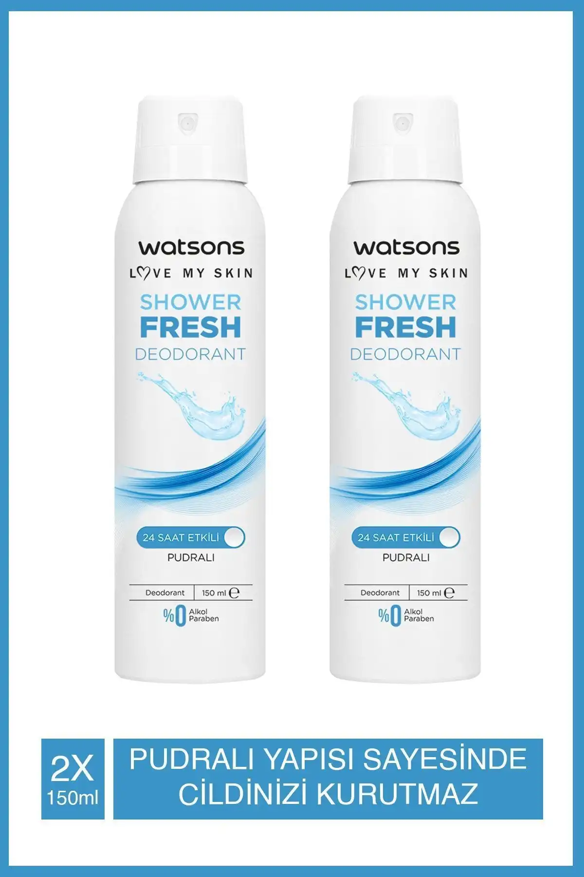 Watsons Shower Fresh Pudralı Deodorant Sprey: Ferahlık ve Kalıcılık Arayanlar İçin İdeal