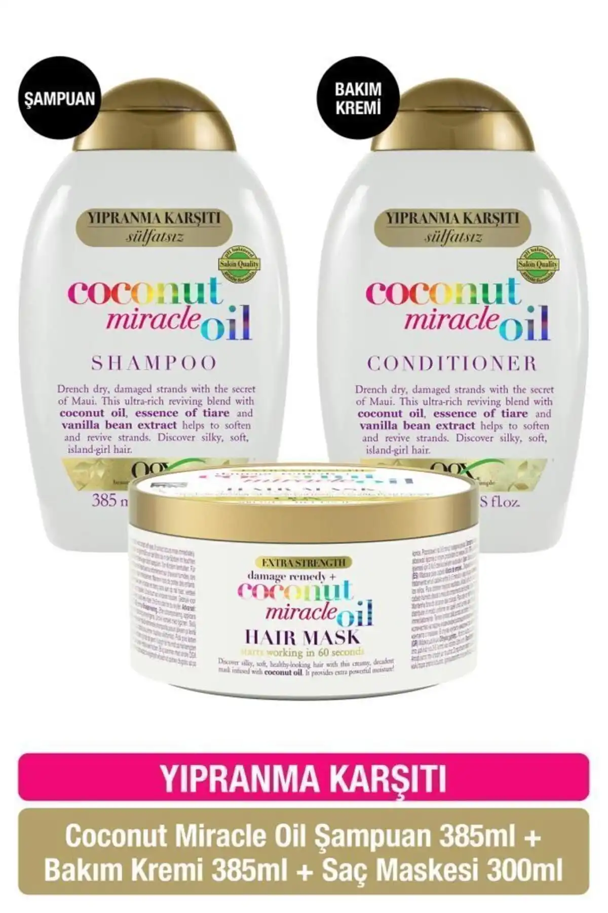 OGX Yıpranma Karşıtı Coconut Miracle Oil ile Saç Bakımında Devrim