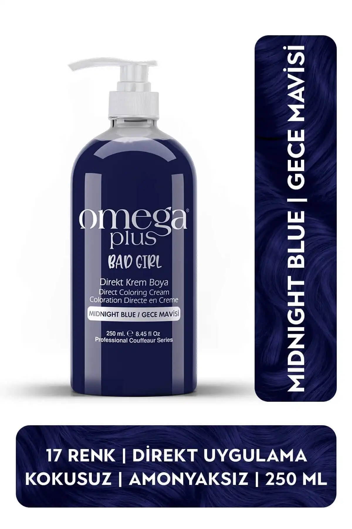 Omega Plus Bad Girl Amonyaksız Gece Mavisi Saç Boyası İncelemesi: Özellikler ve Kullanım