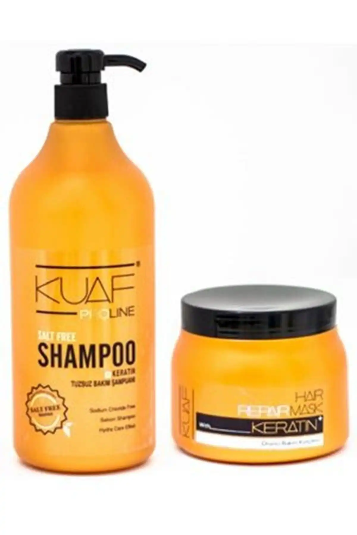 Kuaf Tuzsuz Şampuan ve Keratin Saç Maskesi ile Saç Bakımında Devrim