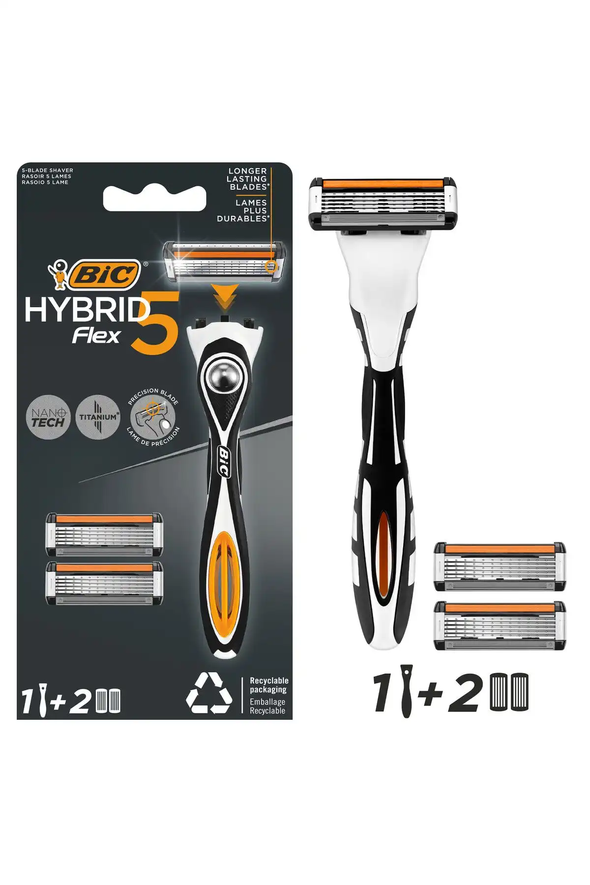 BIC Flex 5 Hybrid Erkek Tıraş Bıçağı: Ultra Yakın ve Konforlu Tıraş Deneyimi