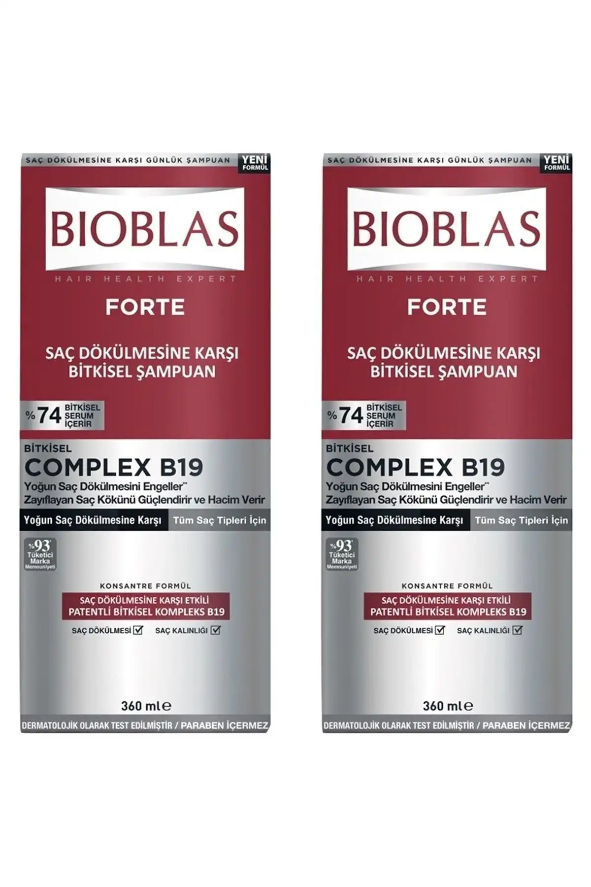 Bioblas Forte Yoğun Saç Dökülmelerine Karşı Etkili Bitkisel Şampuan