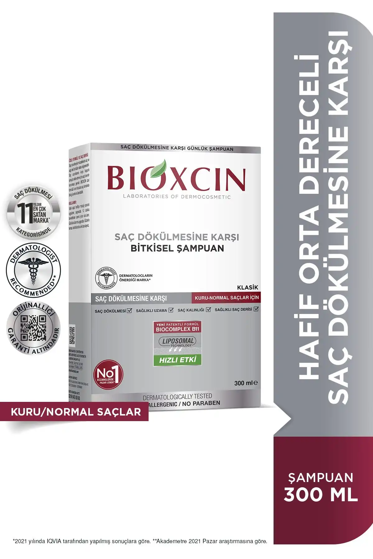 Bioxcin Klasik Şampuan ile Saç Dökülmesine Karşı Etkili Çözüm