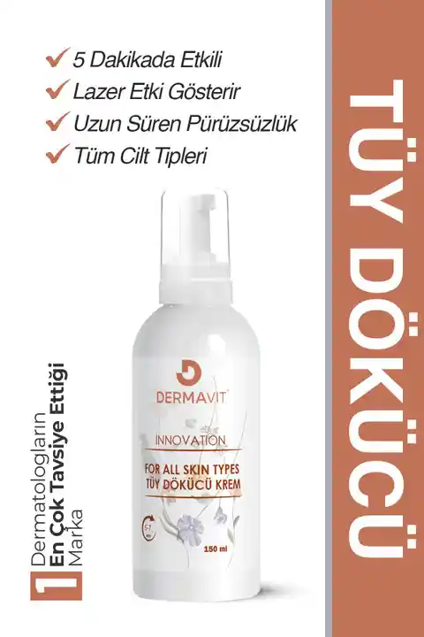 Dermavit Tüy Ve Dökücü VeNemlendirici Süt Isırgan Otu & Hyaluronik Asit Özlü 150 Ml