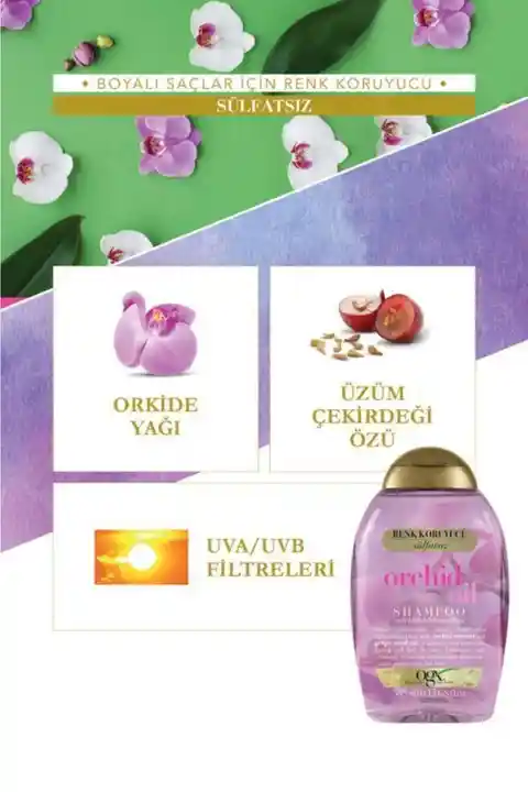 OGX  orchid Oil Sülfatsız Şampuan 385 ml