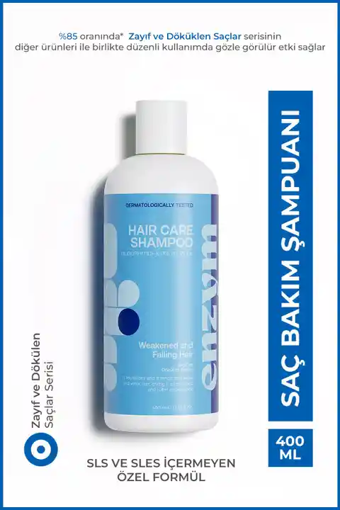 ENZYM COSMETICS Zayıf Ve Dökülen Saçlar Için Saç Bakım Şampuanı 400 ml (PROCAPİL)