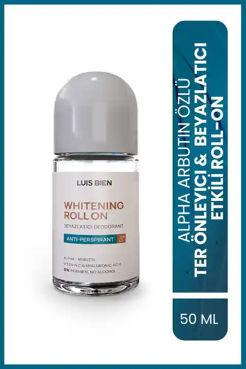 Luis Bien Alpha Arbutin Özlü Ter Önleyici & Beyazlatıcı Etkili Roll-on | 50ml |