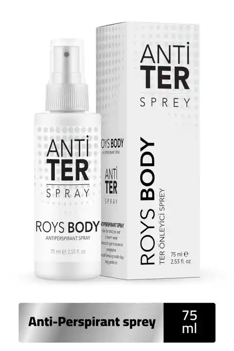 ROYS beauty Anti Ter El,ayak Ve Koltuk Altı Terleme Önleyici Sprey 75 Ml