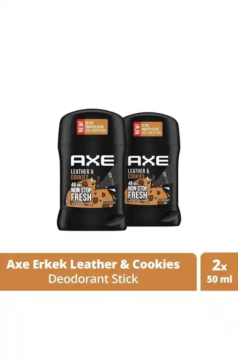 Axe Leather & Cookies Erkek Deodorant Stick 50 ml X2