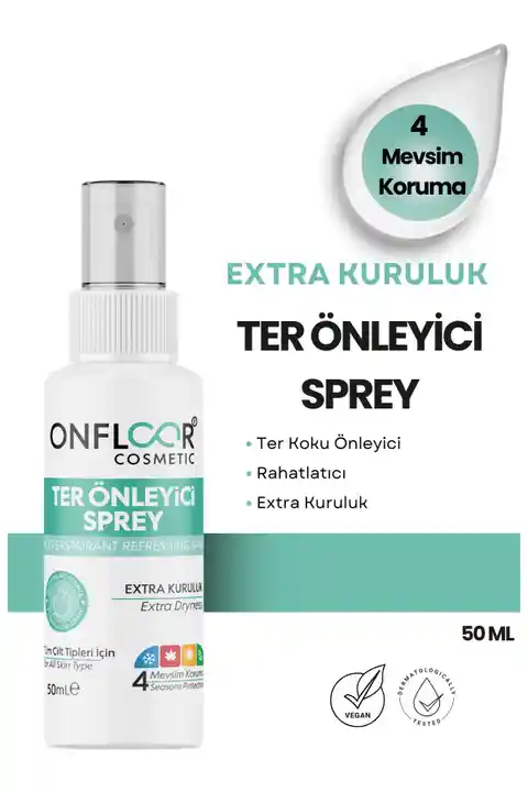 Genel Markalar Terleme Önleyici Ve Ter Kokusuna Karşı Koruma Tüm Vücut İçin Etkili Formül