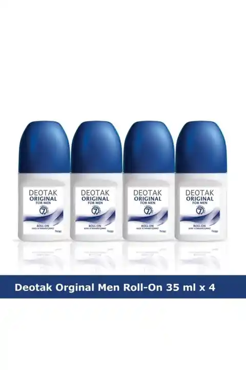 Deotak Original Erkek Roll-on Deodorant 35 ml x 4 adet