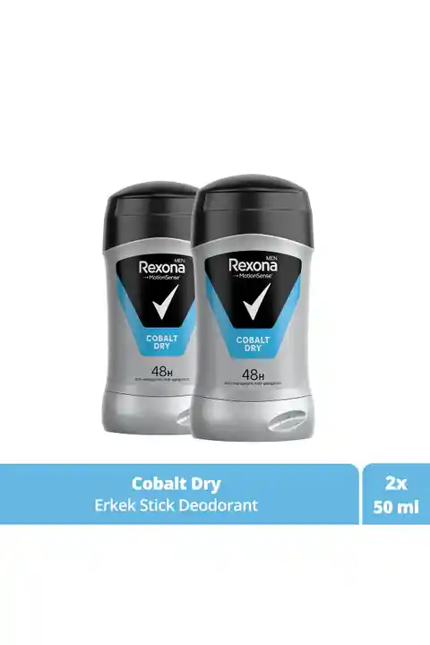 Rexona Men Motionsense Erkek Stick Deodorant Cobalt Dry 50 ml X2
