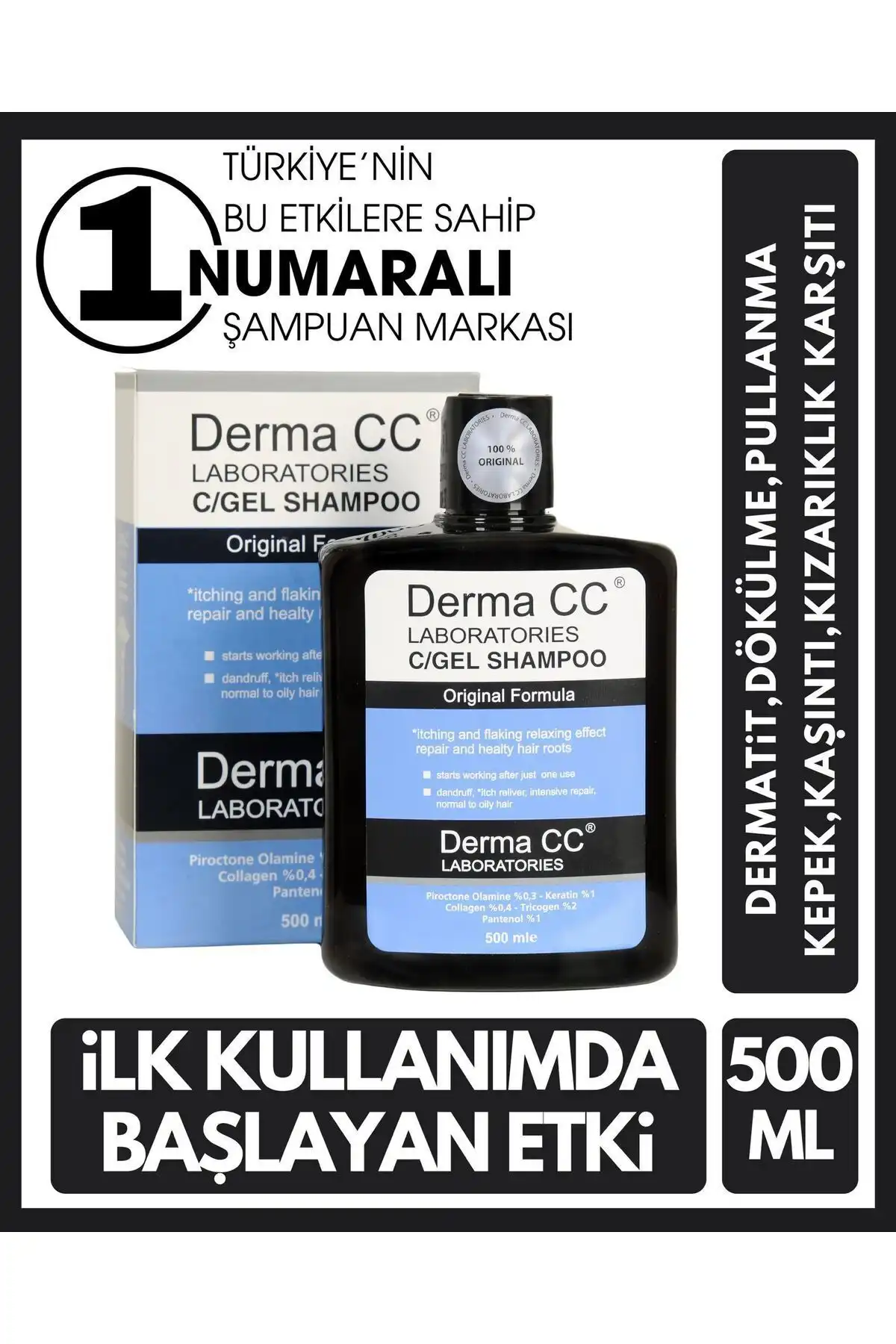 Derma CC LABORATORIES ve W-Lab Şampuanları: Hızlı Uzama ve Saç Sağlığı Karşılaştırması
