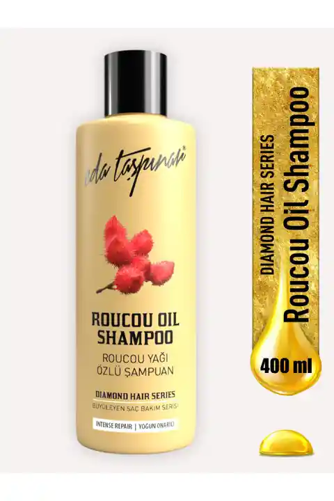Eda Taşpınar Roucou Oil Roucou Yağı Şampuanı Yoğun Onarıcı 400ml.