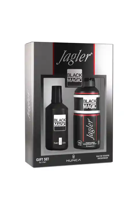 Jagler Black Magic EDT 75 ml + Deo Sprey 150 ml Erkek Parfüm Seti