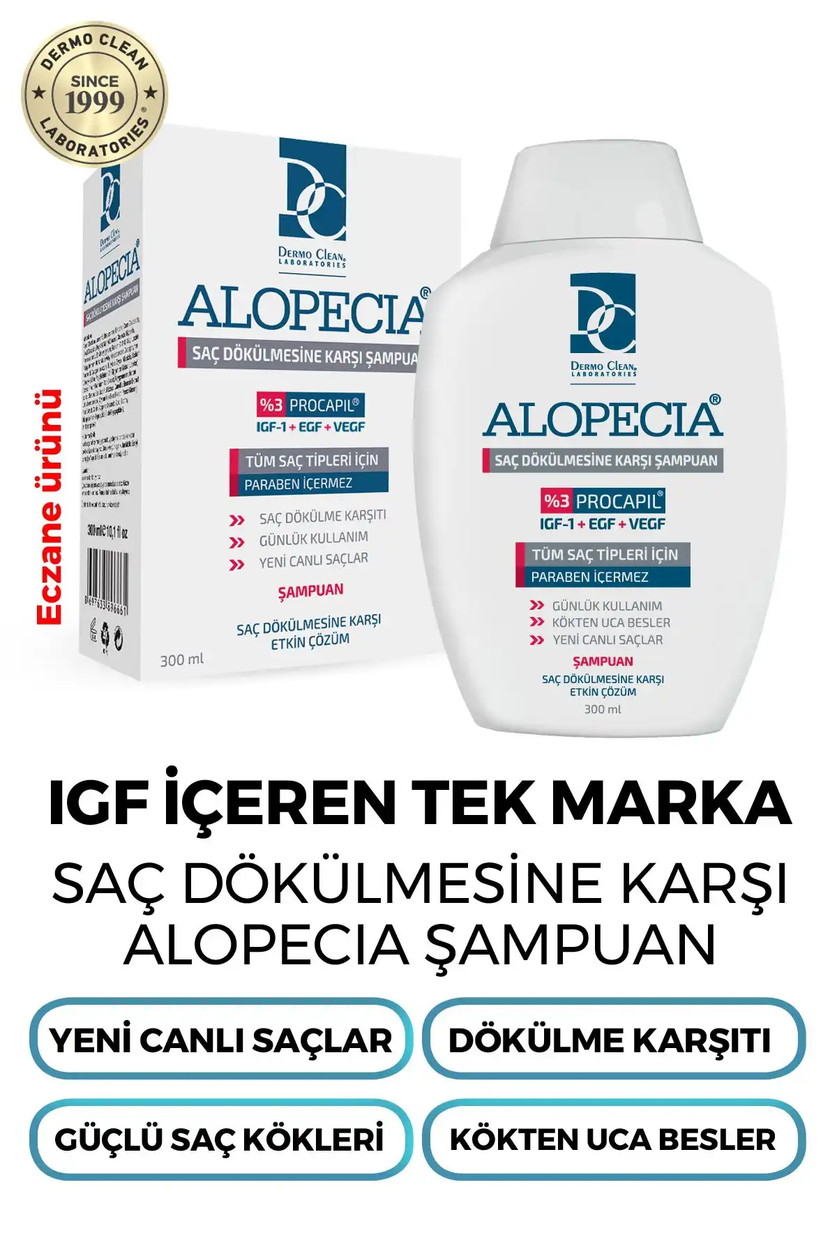 Saç Dökülmesine Karşı Etkili Şampuanlar: Alopecia Procapil ve True Bee Biberiye