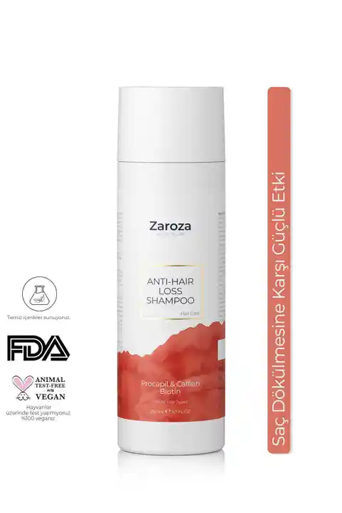 ZAROZA Anti-hair Loss Shampoo | Saç Dökülmesine Karşı Şampuan - 200 ml