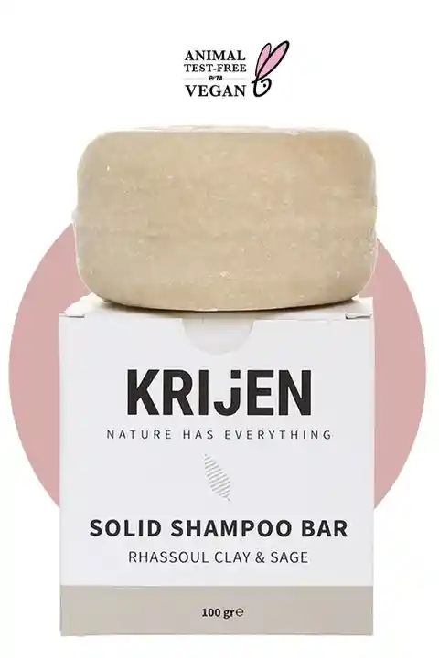 Krijen Rhassoul Kili & Adaçayı Katı Şampuan 100 gr
