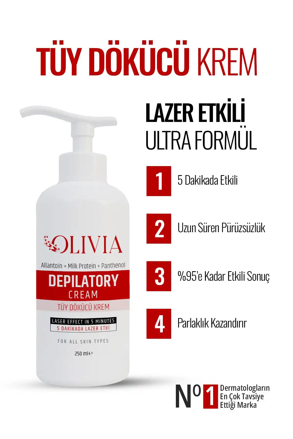 Olivia Wilson Lazer Etkili ve Veloria Tüy Dökücü Kremleri Karşılaştırması