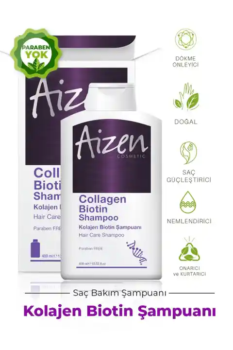 Genel Markalar Kolajen Biotin Şampuan - Uzatma - Saç Kökleri - Canlılık - 400ml