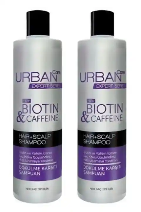 Urban Care Saç Kökü Güçlendirici Hızlı Uzamaya Yardımcı Şampuan Biotin Ve Kafein 2 Adet