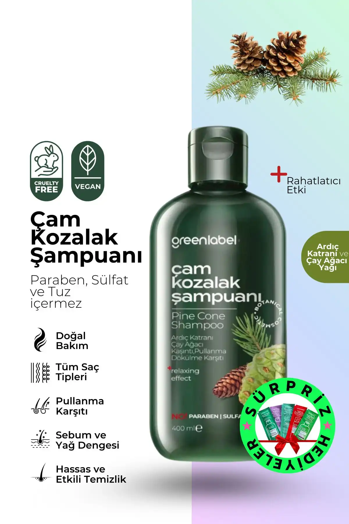 Karşılaştırmalı İnceleme: Green Label Çam Kozalak ve Kenevir Özlü Şampuan