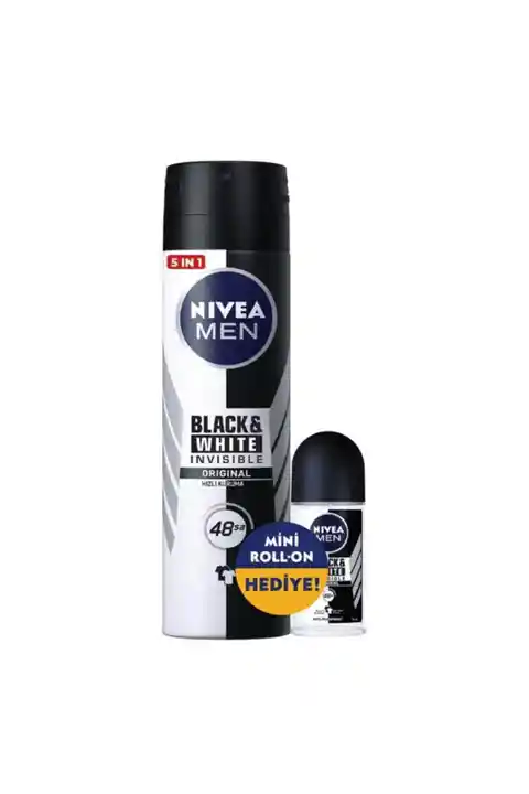 NIVEA Invisible B&w Originals Erkek Deodorant Sprey 150 ml + Invisible B&w Originals Erkek Deo