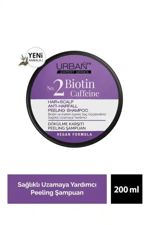 Urban Care Expert Biotin Ve Kafein Dökülme Karşıtı Arındırıcı Peeling Şampuan-vegan-200 ml