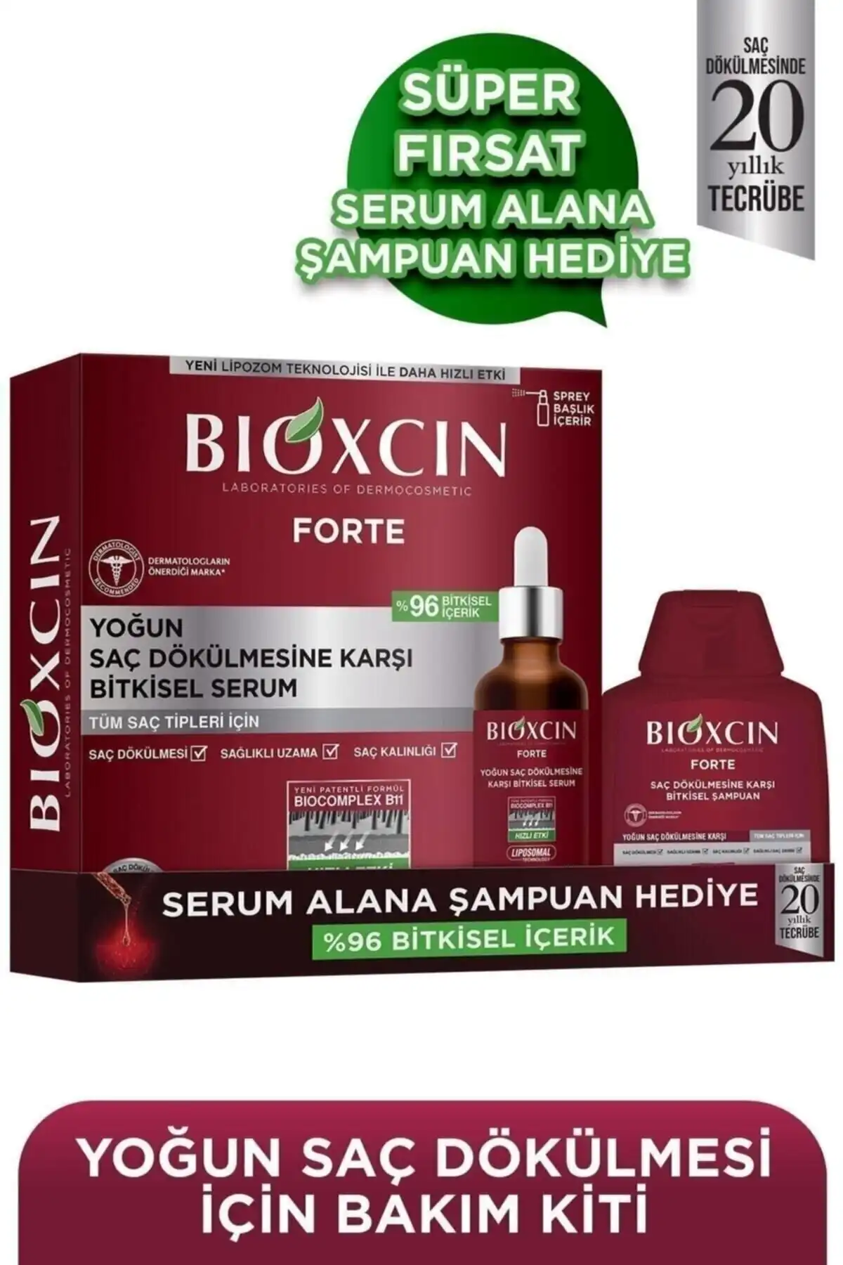 Bioxcin Forte Serum ve Şampuan: Saç Dökülmesine Karşı Etkili Çözümler