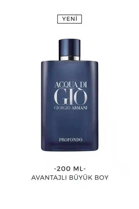 Giorgio Armani Acqua Di Gio Profondo Edp 200 ml Erkek Parfüm 3614272865242