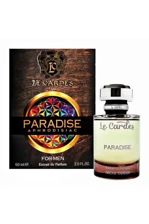 Le Cardes Afrodizyak Etkili - Kalıcı Ve Çekici Koku - Paradise 60 ml Extrait De Parfum Erkek Parfüm