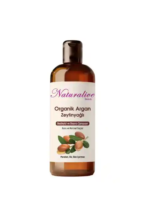 Naturalive Kuru Ve Normal Saçlar %100 Doğal Şampuan 500ml. Gimdes Helal Belgeli Insan Sağlığına Madde Içermez