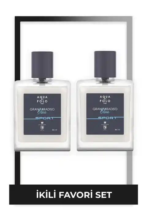 Aqua Di Polo 1987 Gran Paradiso Blue Sport Edp 50 ml Ikili Erkek Parfüm Seti Stcc021194