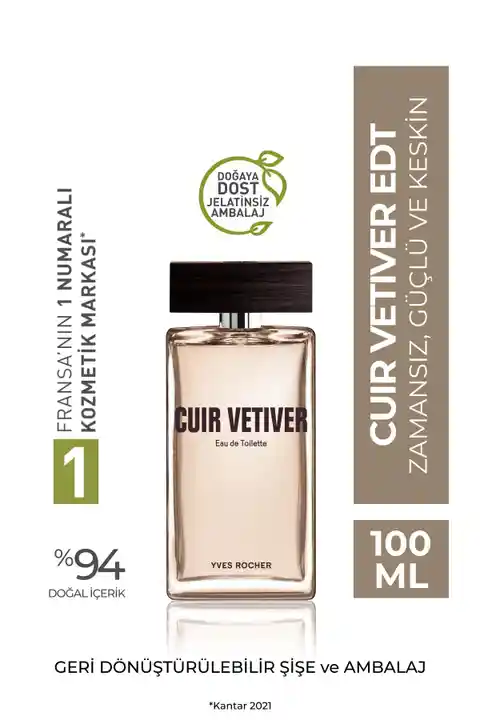 Yves Rocher Cuir Vetiver Erkek Edt - 100 Ml