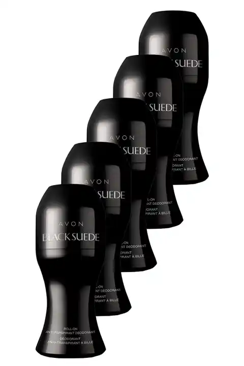 Avon Black Suede Erkek Rollon 50 Ml. Beşli Set
