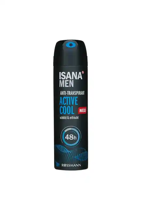 ISANA MEN Active Cool 150 ml Erkek Sprey Deodorant 4305615633336