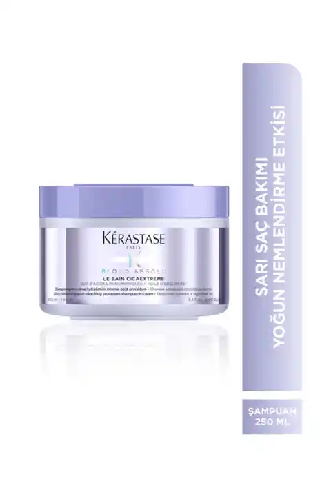 Kerastase Blond Absolu Le Bain Cicaextreme Sarı Saçlar Için Işlem Sonrası Nemlendirici Şampuan 250ml