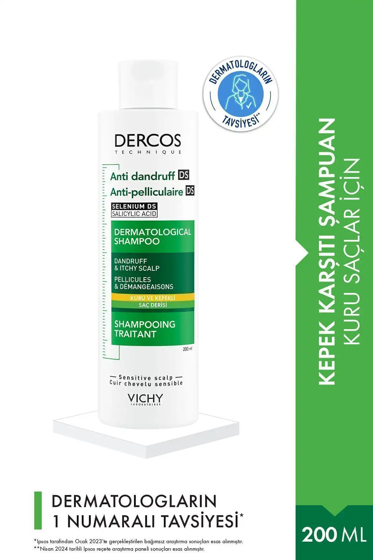 Vichy Dercos Kuru Saçlar İçin Kepek Karşıtı Şampuan ve Psolution İncelemesi