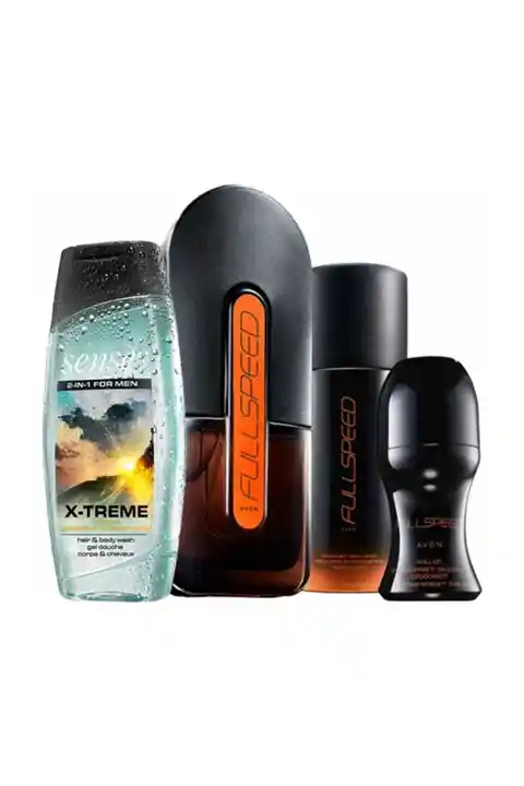 Avon Full Speed Edt 75 Ml Erkek Parfüm 4 Lü Set