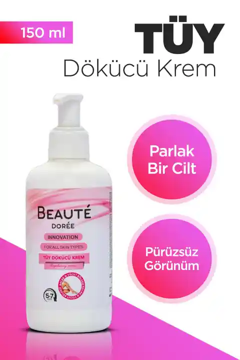 DOREE BEAUTE Tüy dökücü ve tüy azaltıcı premium epilasyon etkili 150 ml
