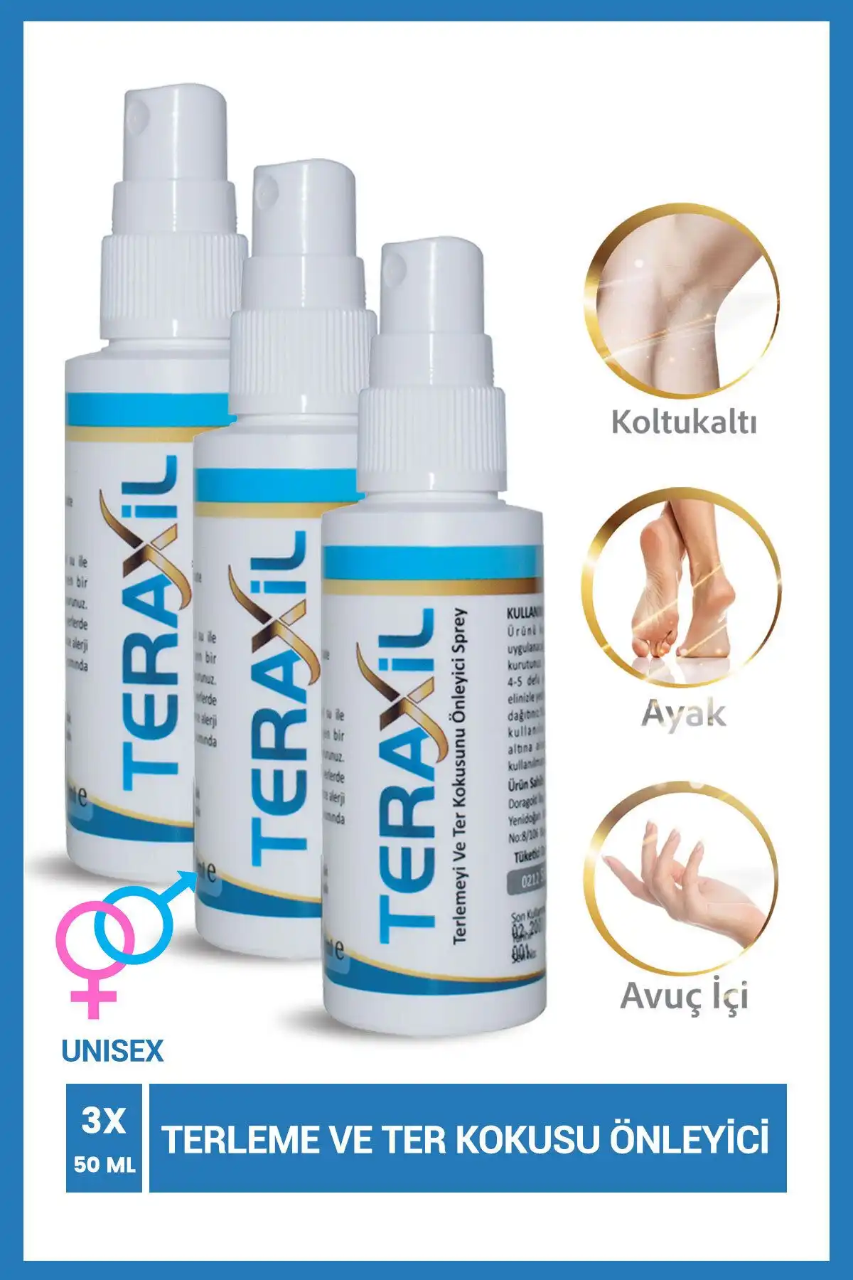 Teraxil ve Tereson Terleme Önleyici Spreylerin Karşılaştırılması ile Ferahlık